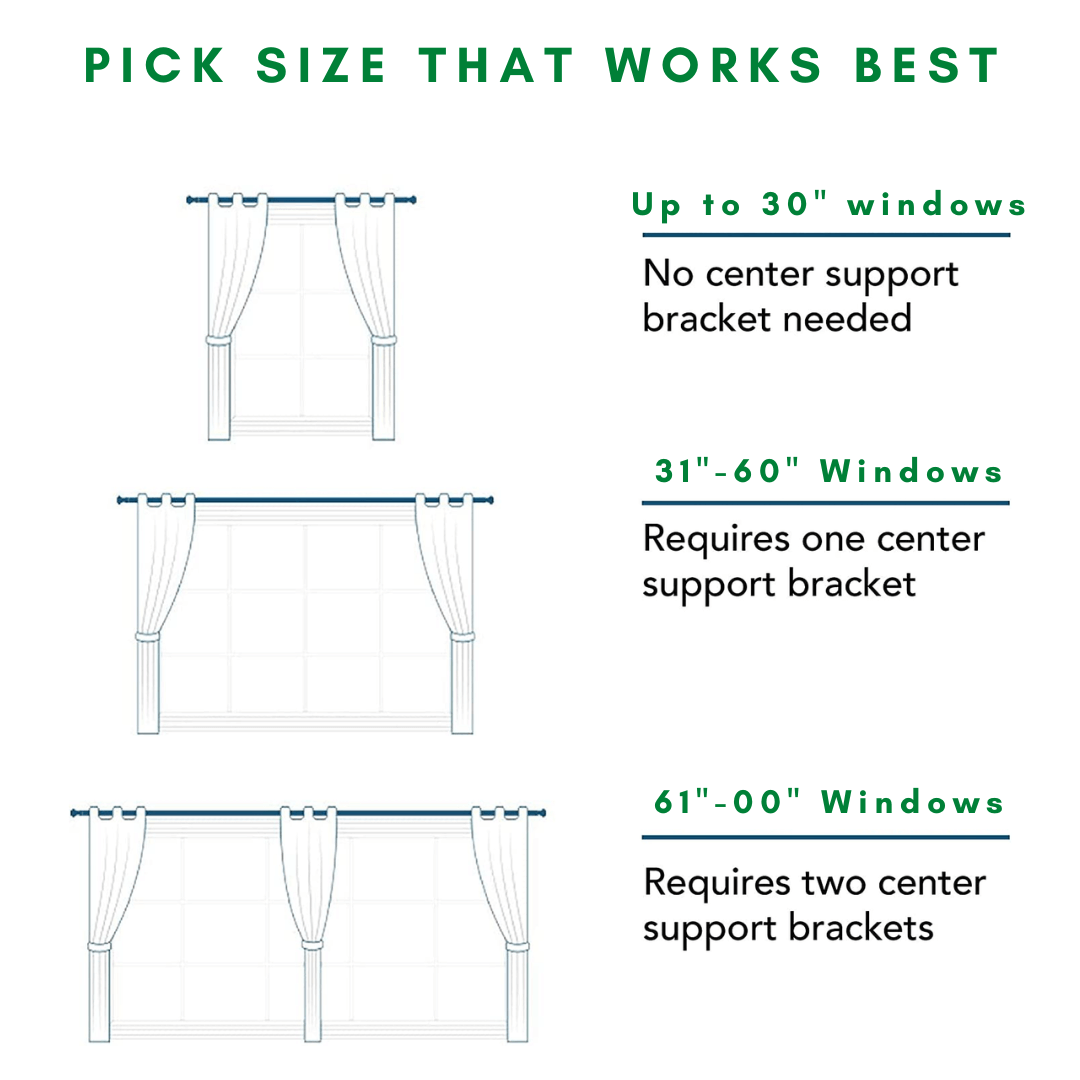 Drzhe™ Easy-Install Curtain Brackets