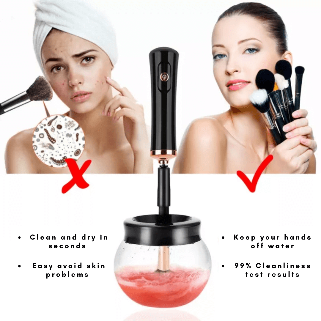 Clea™ Professional Electric Makeup Brush Cleaner
