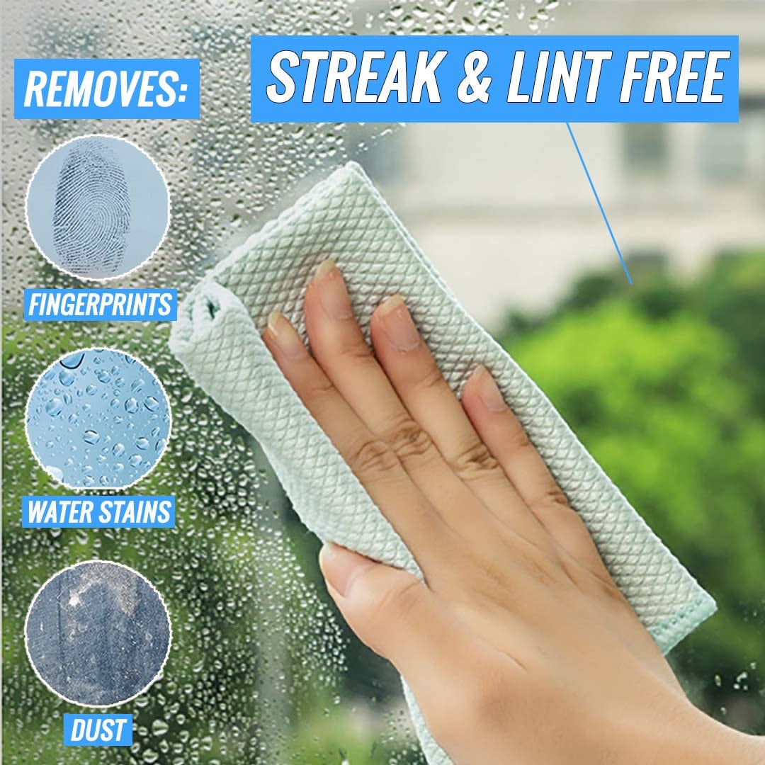 NanoScale™ Streak Free Miracle Cleaning Cloths (Reusable)