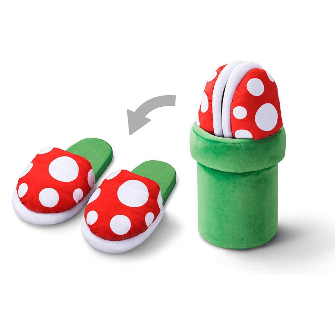 Super Mario Piranha Plant Slippers (One Pair)