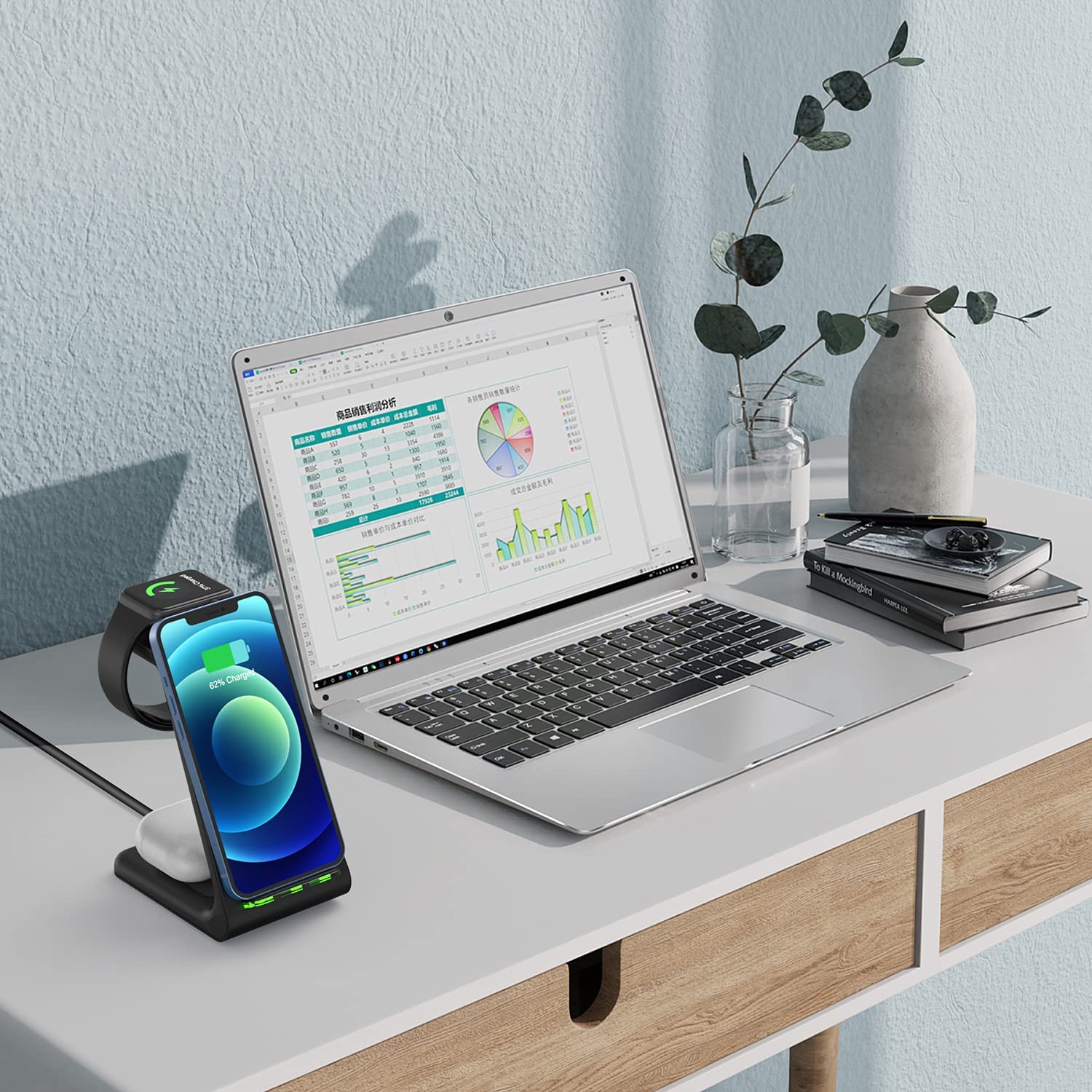 Amp Charge™ 3 IN 1 WIRELESS CHARGER