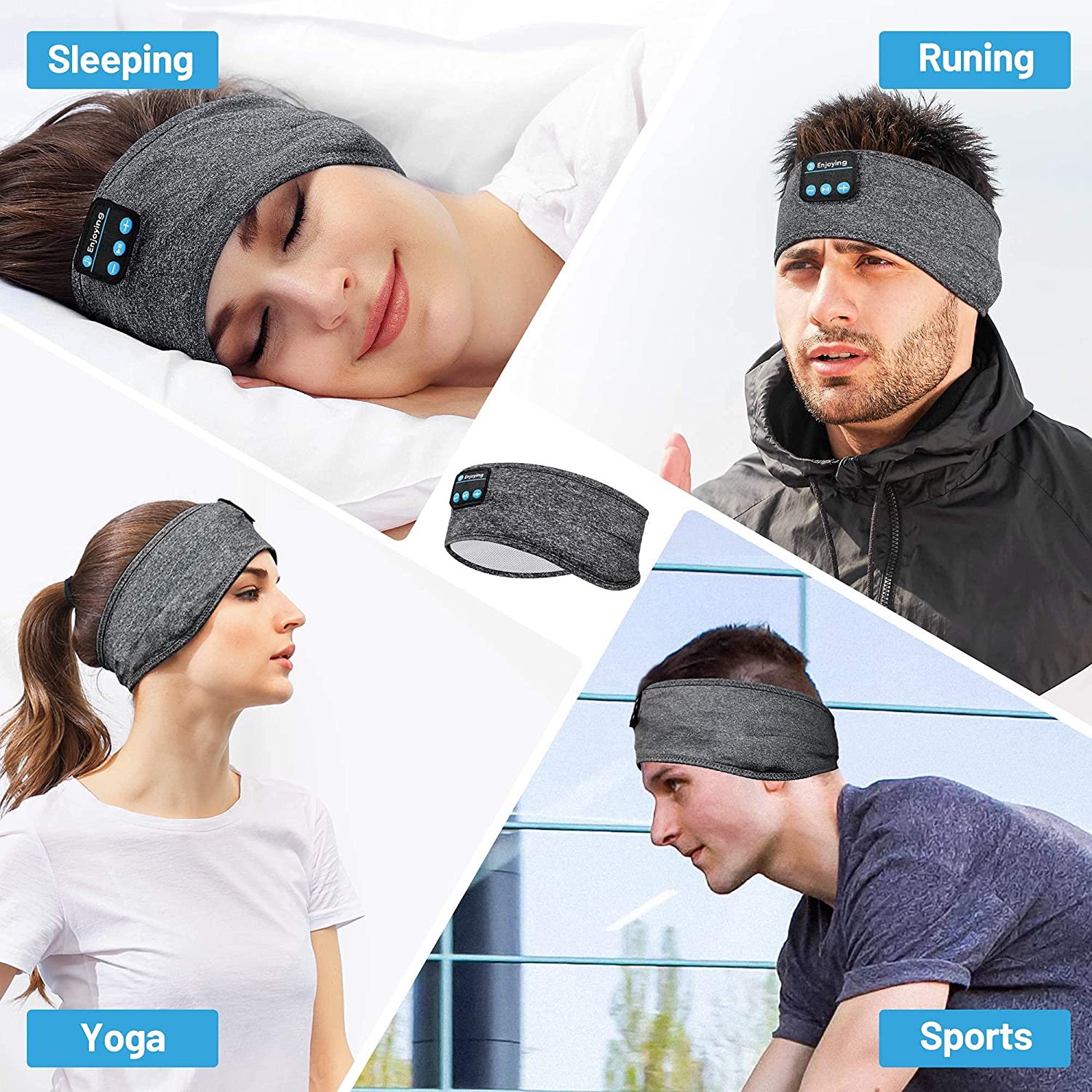 SleepSound™ UltraSoft Bluetooth Sleep Headphones
