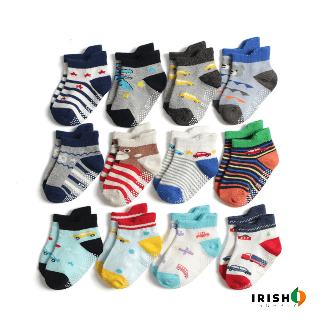 Sokis™ Vibrant Baby Socks (12 pairs)