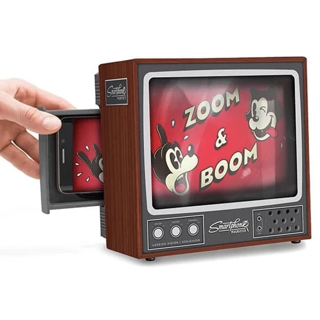 Retro Zoomer™ Retro TV Smartphone Magnifier