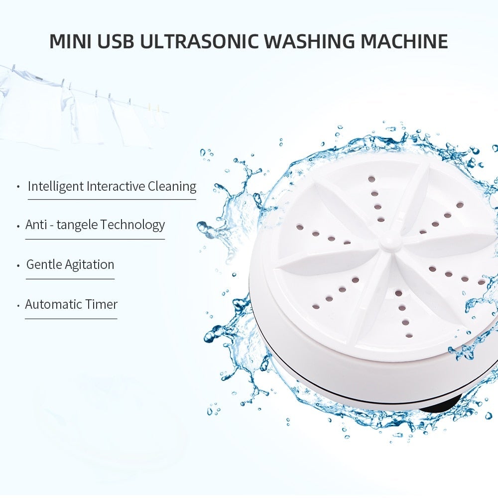 MultiWasher™ - Portable Ultrasonic Washing Machine